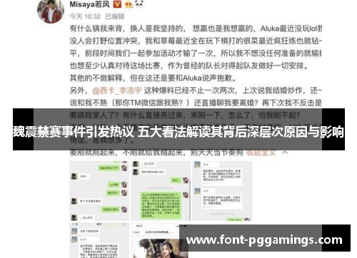 魏震禁赛事件引发热议 五大看法解读其背后深层次原因与影响